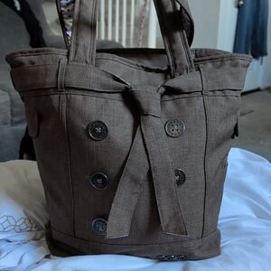 OGIO Brown Canvas Tote Bag